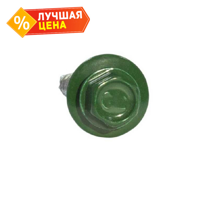 Саморез по металлу Daxmer 5,5х25 RAL 6005 (250) сверло №3