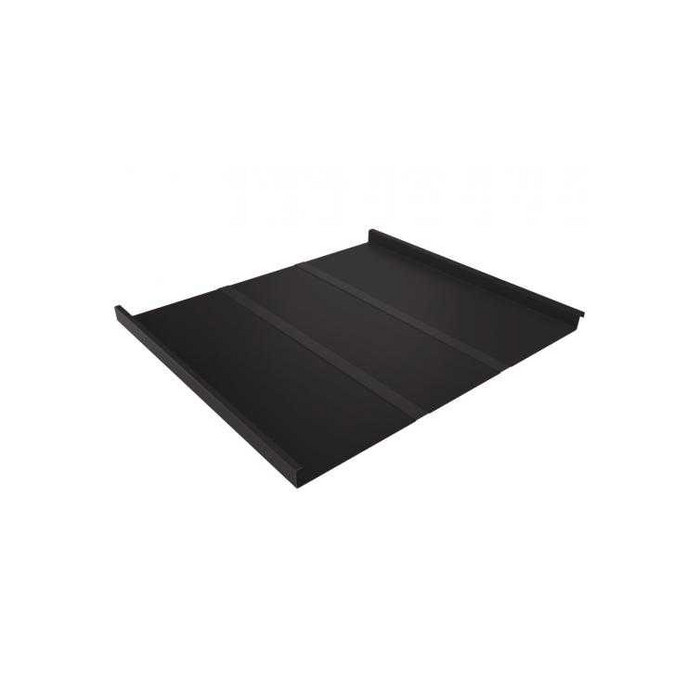 Фальцевая кровля Фальц двойной стоячий Grand Line 0,6 GreenCoat Pural BT, matt RR 32 Темно-Коричневый - фото №1